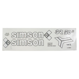 Zestaw naklejek Simson SR50...