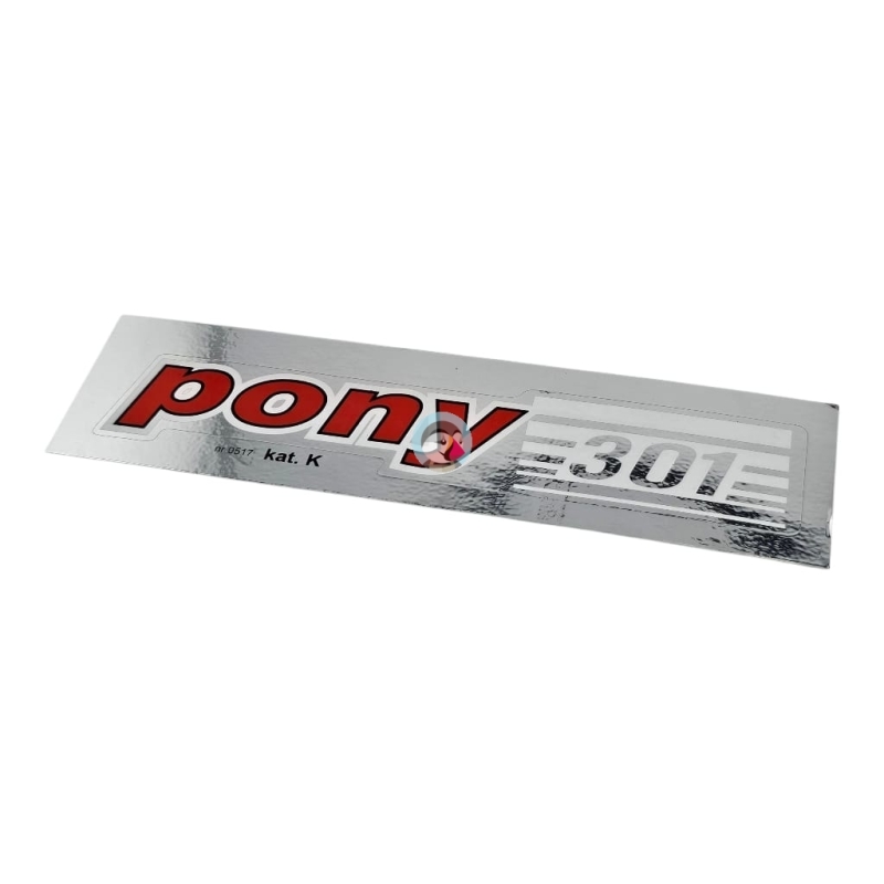 Naklejka osłony łańcucha Romet Pony 301 - Typ 2