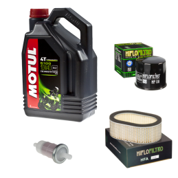 Zestaw filtrów + olej Motul...