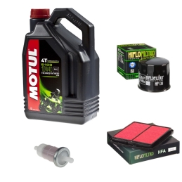 Zestaw filtrów + olej Motul...
