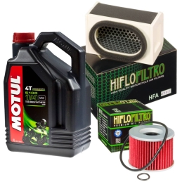Zestaw filtrów + olej Motul...
