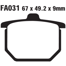 Klocki hamulcowe EBC FA031...