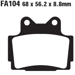 Klocki hamulcowe EBC FA104...