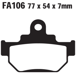 Klocki hamulcowe EBC FA106 TT