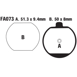 Klocki hamulcowe EBC FA073...