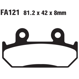 Klocki hamulcowe EBC FA121...