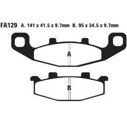 Klocki hamulcowe EBC FA129...