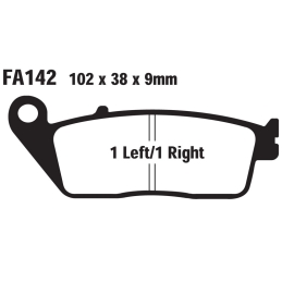 Klocki hamulcowe EBC FA142...