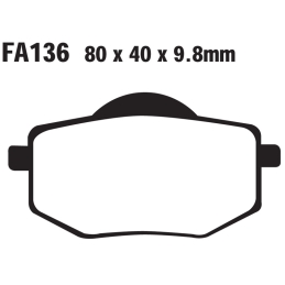 Klocki hamulcowe EBC FA136...