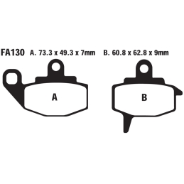 Klocki hamulcowe EBC FA130...