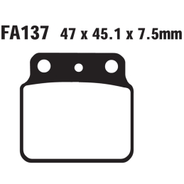Klocki hamulcowe EBC FA137 TT