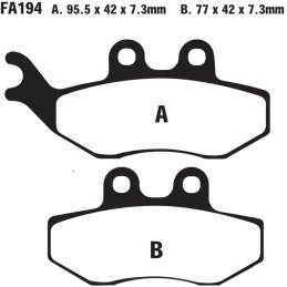 Klocki hamulcowe EBC FA194...