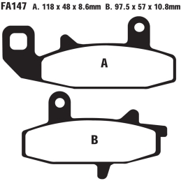 Klocki hamulcowe EBC FA147...