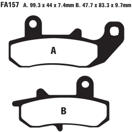 Klocki hamulcowe EBC FA157...
