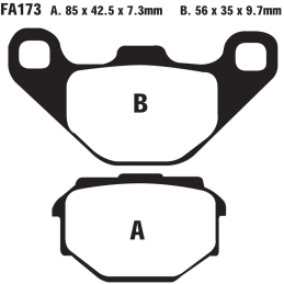 Klocki hamulcowe EBC FA173...