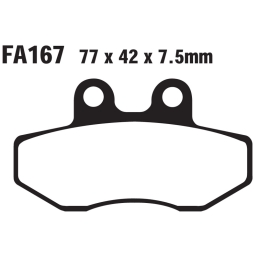 Klocki hamulcowe EBC FA167...