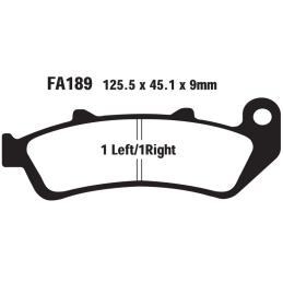 Klocki hamulcowe EBC FA189...