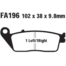 Klocki hamulcowe EBC FA196...