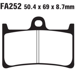 Klocki hamulcowe EBC FA252...