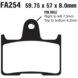 Klocki hamulcowe EBC FA254...