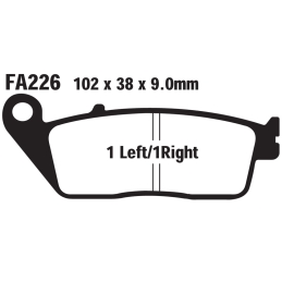 Klocki hamulcowe EBC FA226...