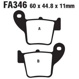 Klocki hamulcowe EBC FA346 TT