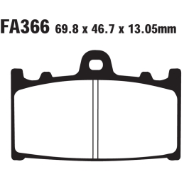 Klocki hamulcowe EBC FA366 TT