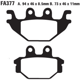 Klocki hamulcowe EBC FA377 TT