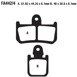 Klocki hamulcowe EBC FA442...