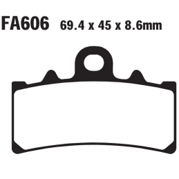 Klocki hamulcowe EBC FA606...