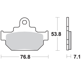 Klocki hamulcowe SBS 581 HF