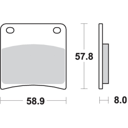 Klocki hamulcowe SBS 620 LS