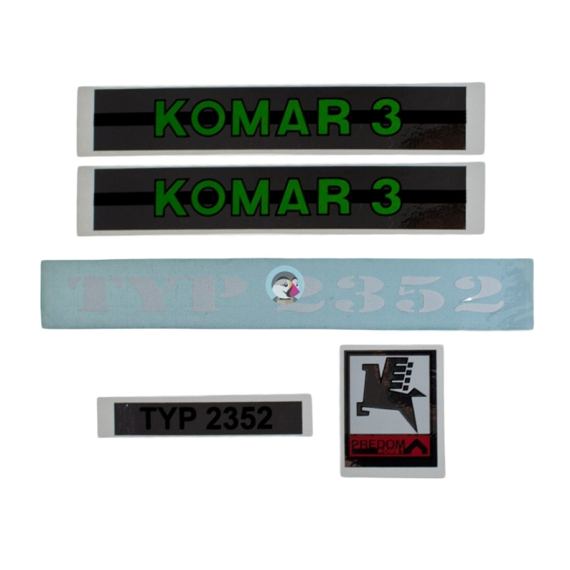 Naklejki Komar 2352 - zielone - kpl.