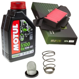 Zestaw filtrów + olej Motul...