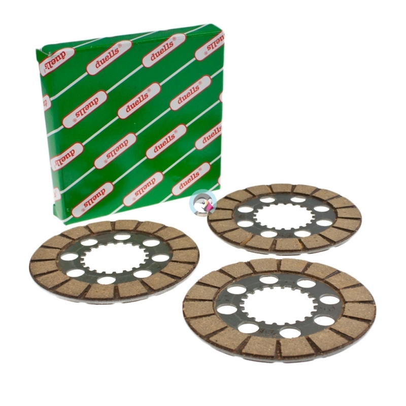 Tarcze sprzęgła WSK125 cierne korkowe - Duells kpl