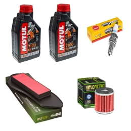 Zestaw filtrów + olej Motul...