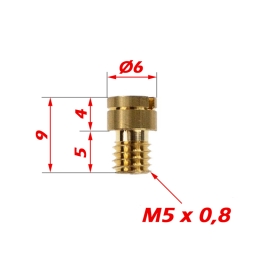 Dysza główna M5 1,775mm...