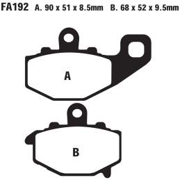 Klocki hamulcowe EBC FA192...
