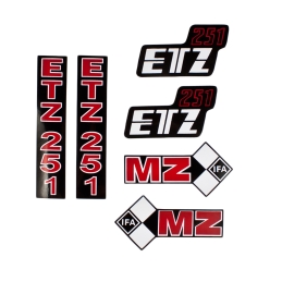 Zestaw naklejek MZ ETZ251...