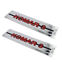 Naklejki Komar 3 - napis...