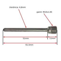 Trzpień klocków hamulcowych...
