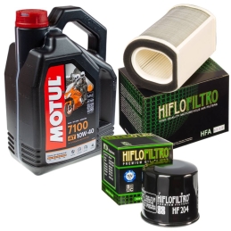 Zestaw filtrów + olej Motul...