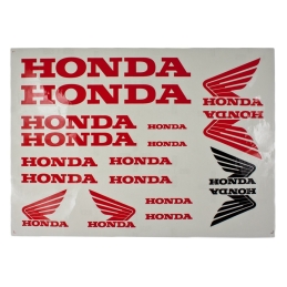 Naklejki Honda Red - Black...