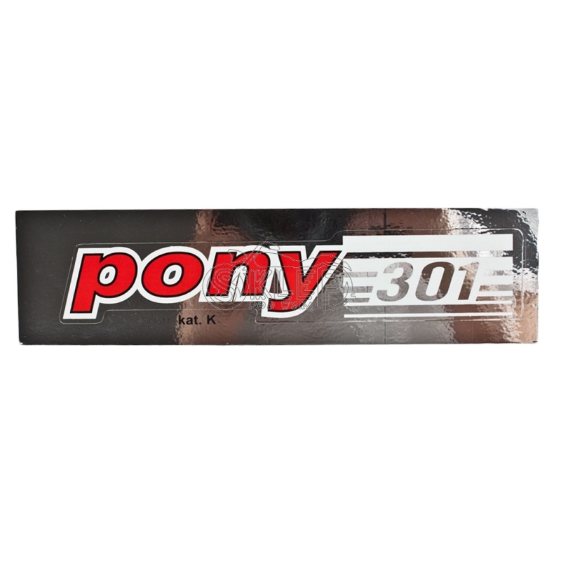 Naklejka osłony łańcucha Romet Pony 301 - Typ 2