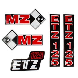 Zestaw naklejek MZ ETZ125 -...