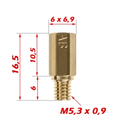 Dysza główna M5,3 1,50mm...