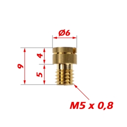 Dysza główna M5 1,10mm 110...