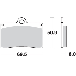 Klocki hamulcowe SBS 566 HF