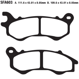 Klocki hamulcowe EBC SFA603...