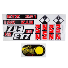 Zestaw naklejek MZ ETZ251 kpl.